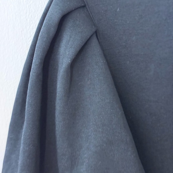 Addison Bay Black Ribbed Sweatshirt - Picture 2 of 5